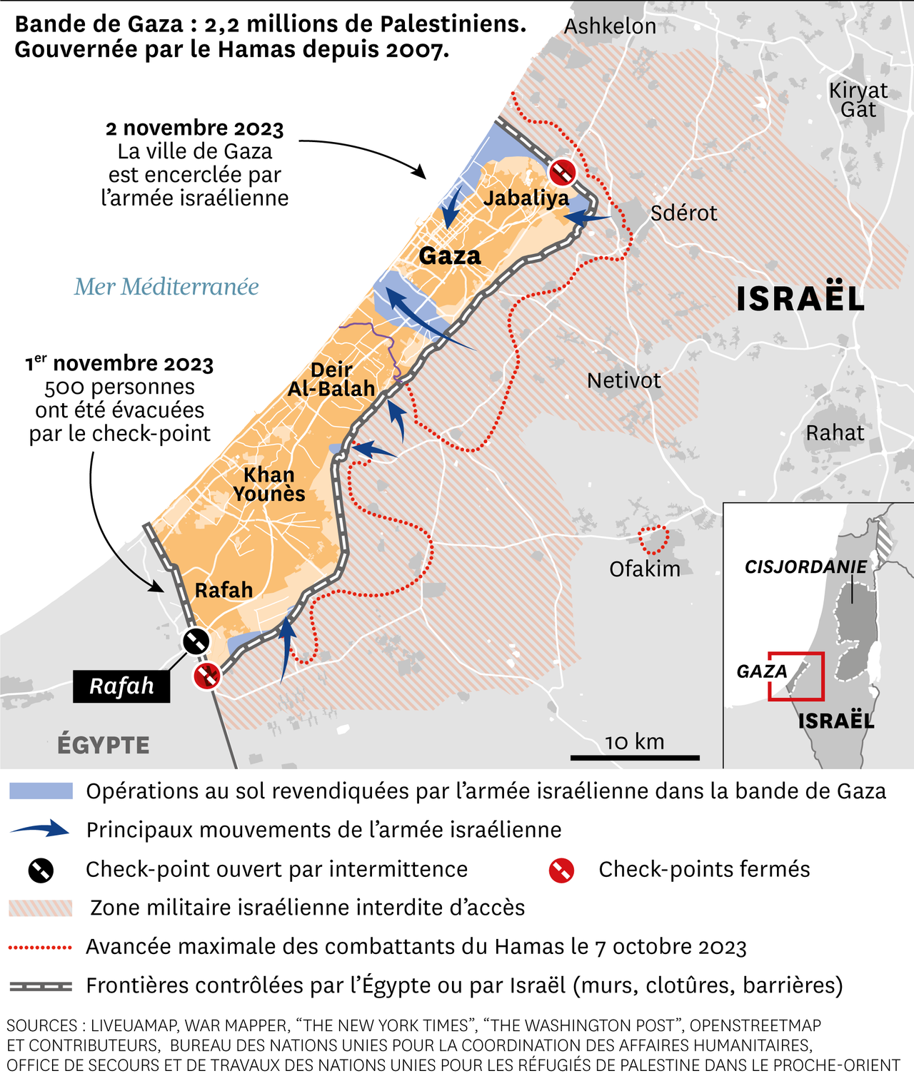 Israël cherche des destinations pour la population de Gaza