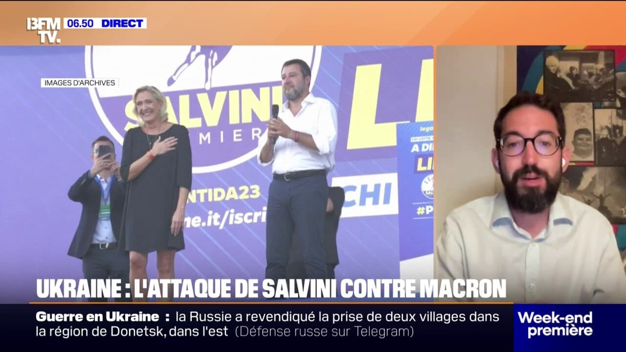 Salvini provoque Macron en l’incitant à se battre en Ukraine
